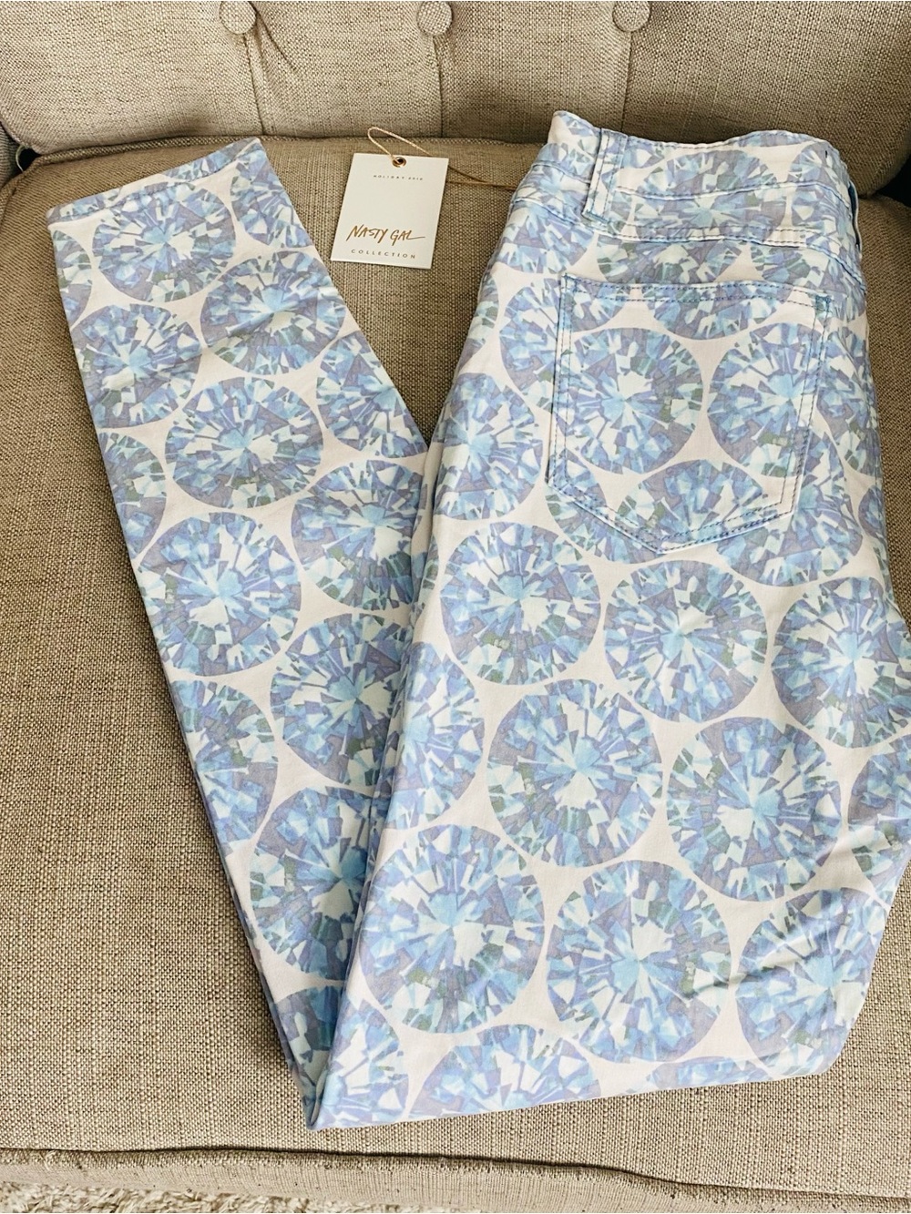 Nasty Gal collection womens diamond jeans size 30 new with tag